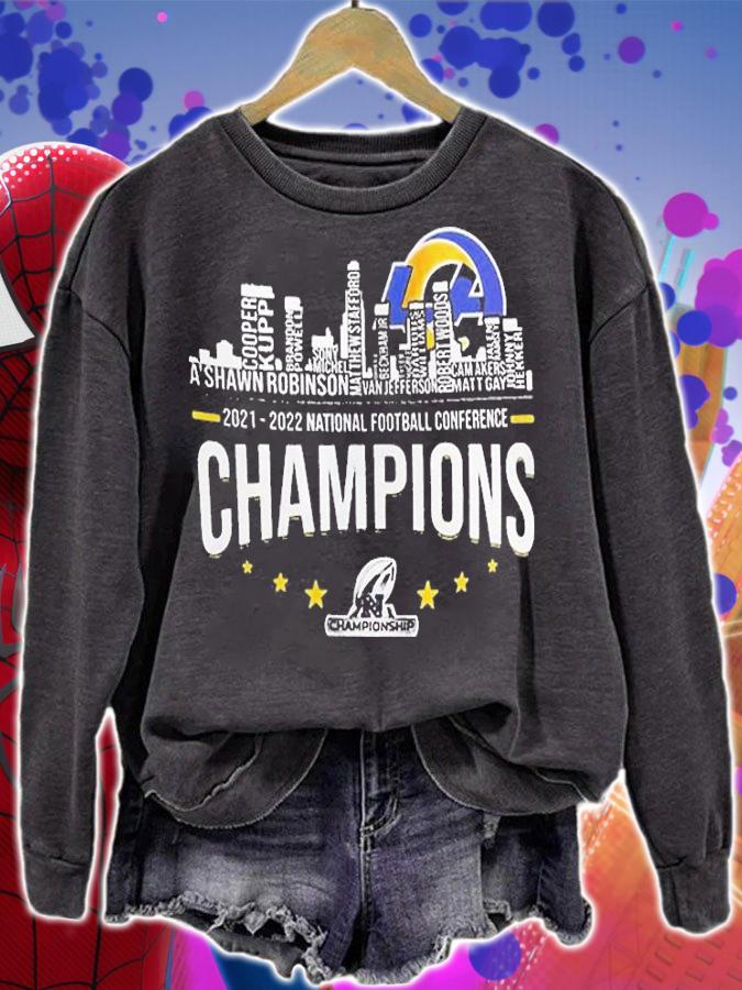 Los Angeles Rams 2021 2022 Nfc Champions City T-Shirt sweatshirt