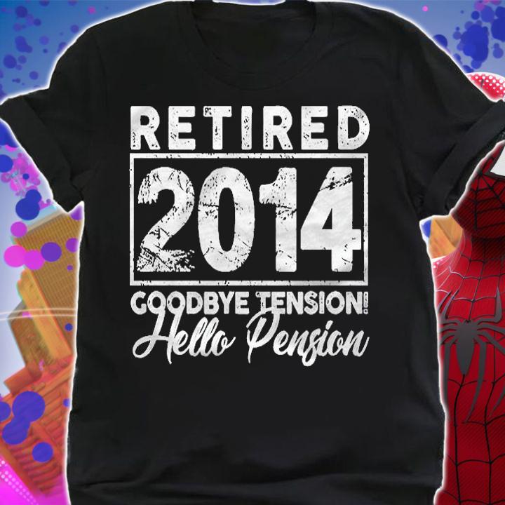Retired 2014 Funny Retirement Gift Shirt shirt