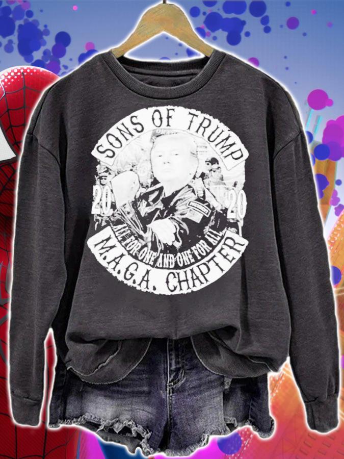 Sons Of Trump All For One And One For All MAGA Chaper 2020 Shirt sweatshirt
