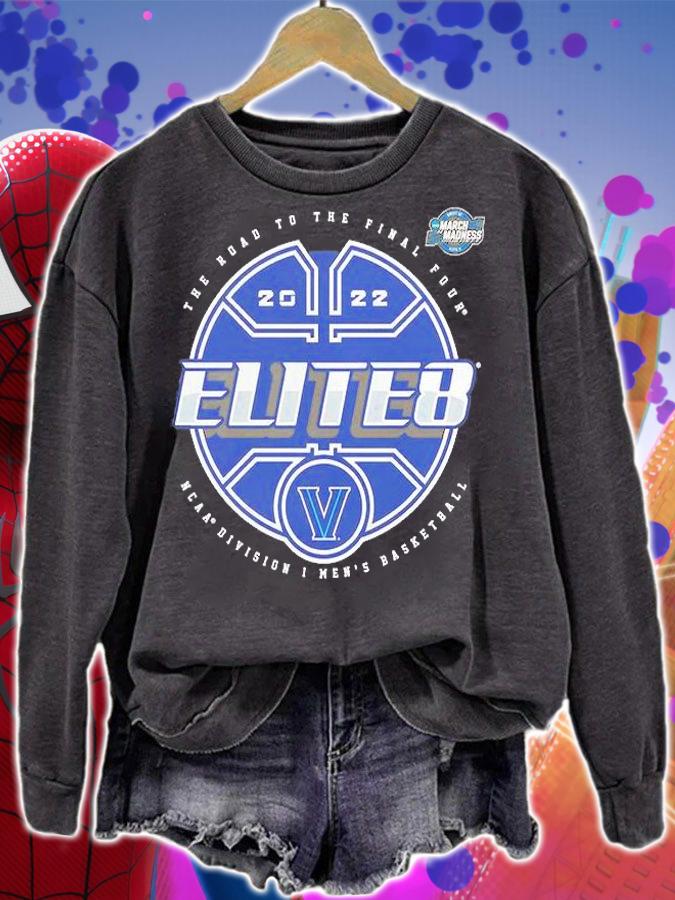 Villanova Wildcats 2022 NCAA Men's Basketball Tournament March Madness Elite Eight T-Shirt sweatshirt