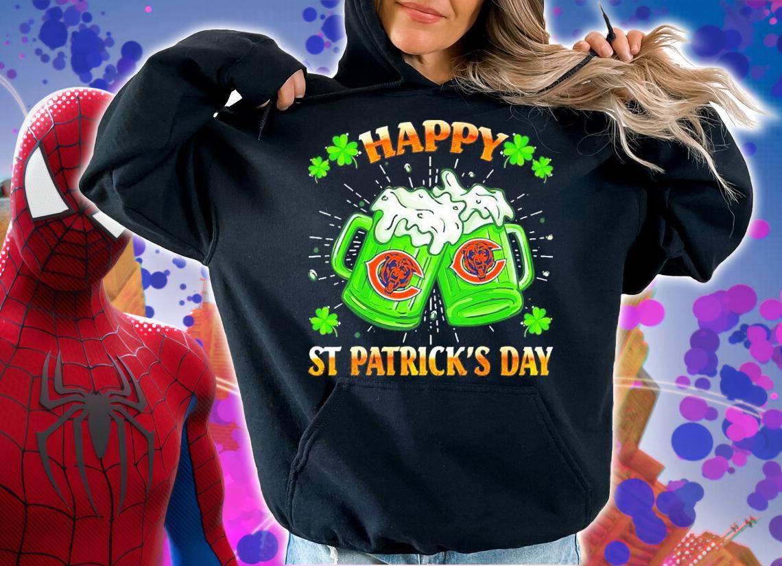 Chicago Bears Happy St Patrick's Day Shirt hoodie