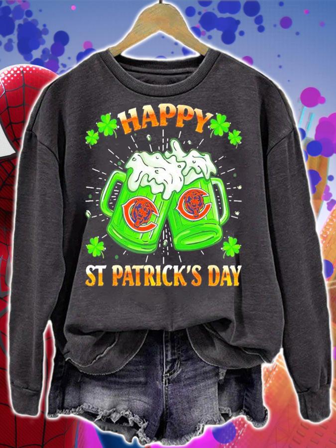 Chicago Bears Happy St Patrick's Day Shirt sweatshirt