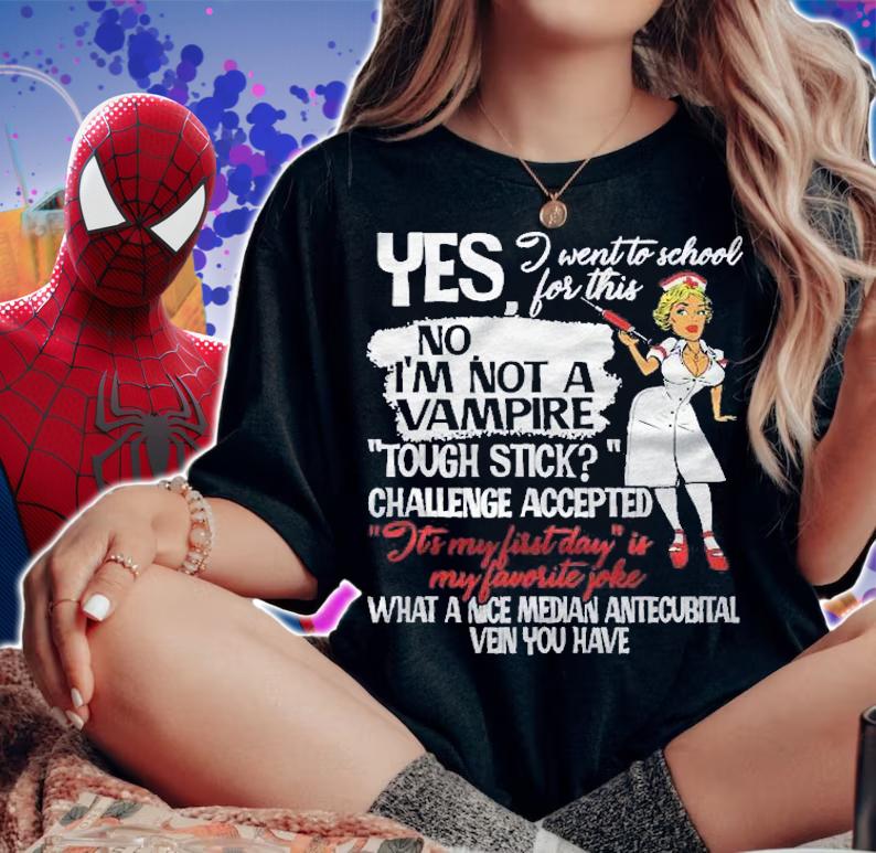 Halloween Costume Nurse Not Vampire Shirt woman shirt