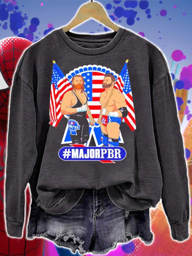 Major Wrestling Figure Podcast #MAJORPBR USA Shirt