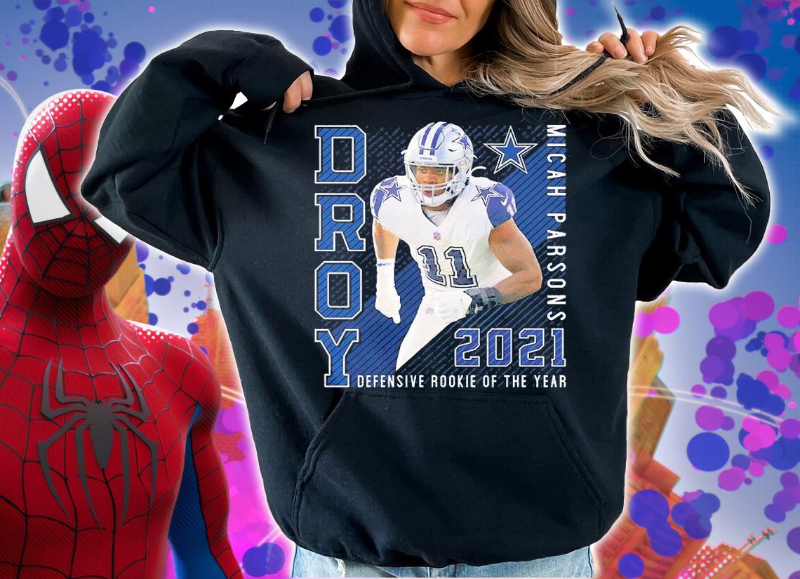 Micah Parsons Dallas Cowboys 2021 NFL Defensive Rookie Of The Year T-Shirt hoodie