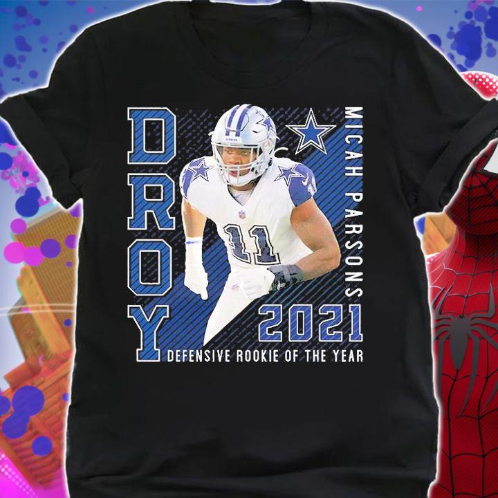 Micah Parsons Dallas Cowboys 2021 NFL Defensive Rookie Of The Year T-Shirt shirt