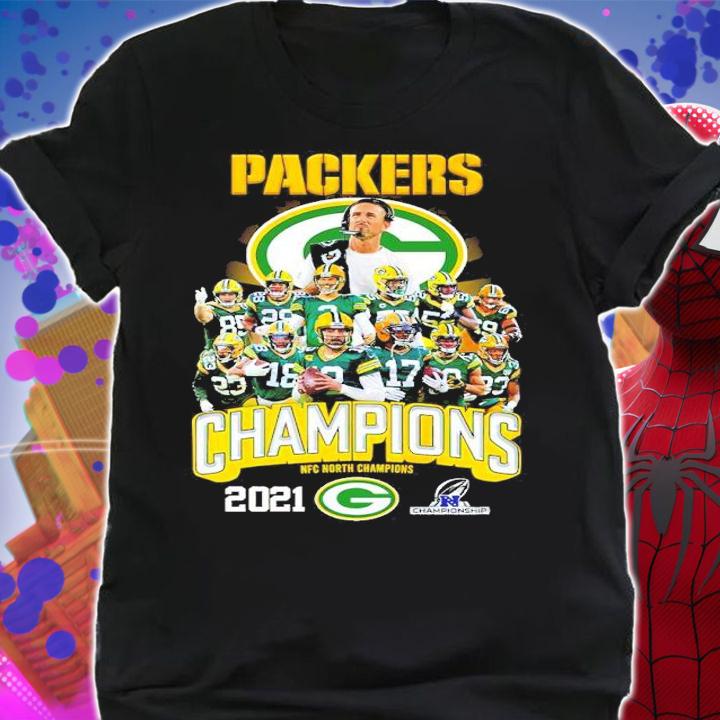 Packers Champions NFC North 2021 player shirt shirt