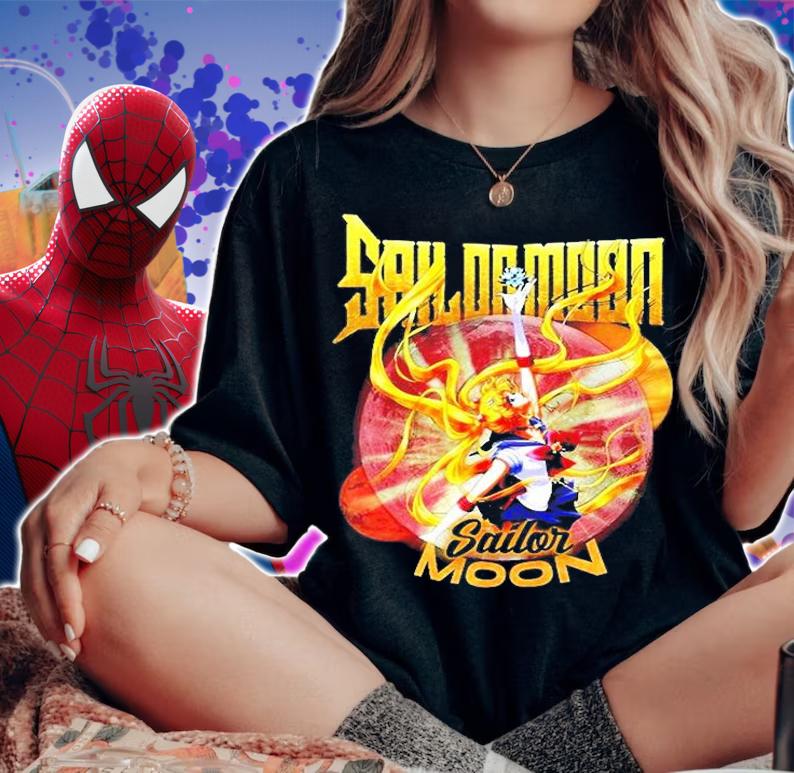 Sailor Moon Japanese Anime T-Shirt woman shirt