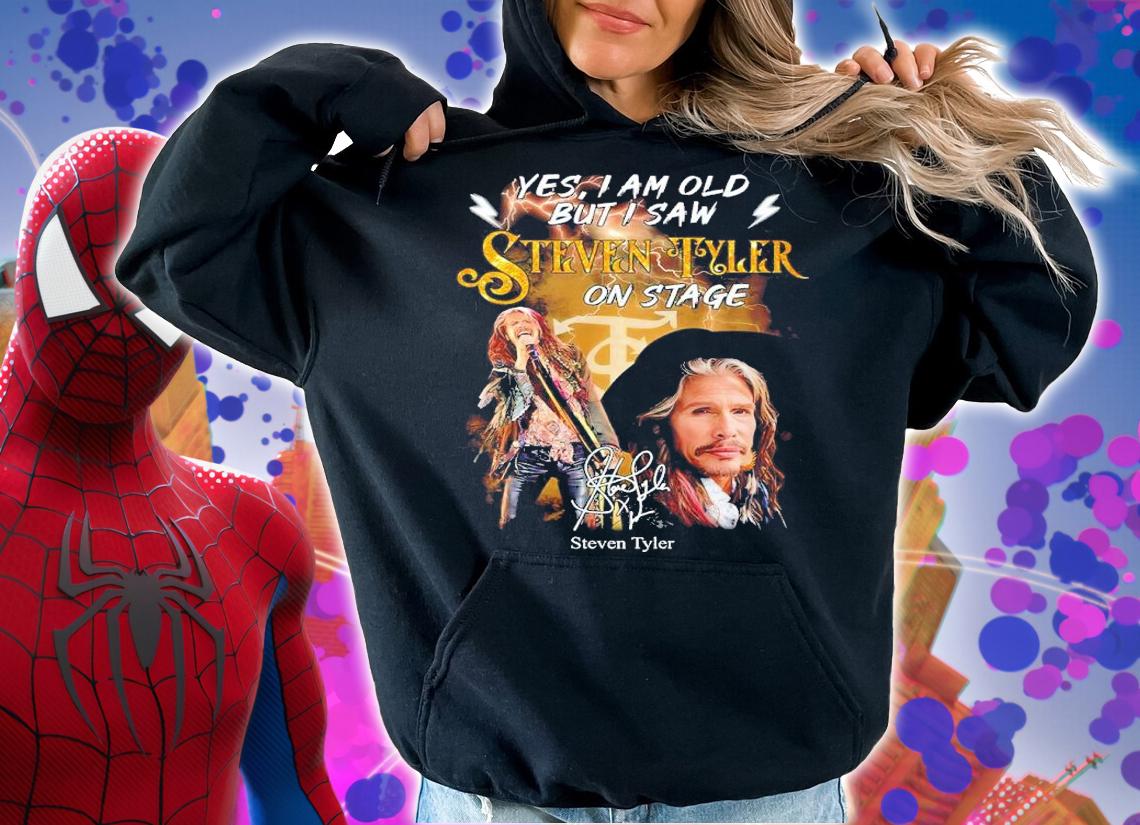 Yes I am old but I saw Steven Tyler on stage signature shirt hoodie