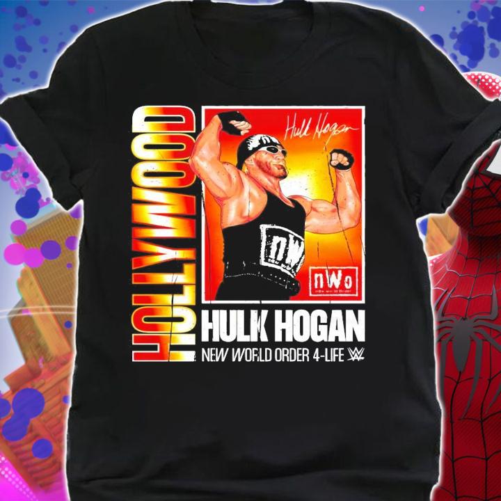 Hollywood Hulk Hogan New World Order 4 life signature shirt shirt