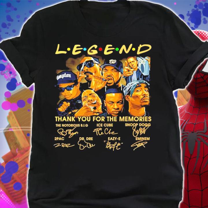 Legend Rapper Signature thank you for the memories shirt shirt