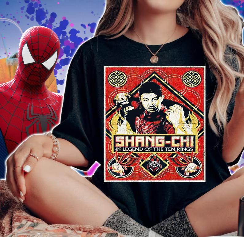 Marvel Studios Shang-Chi And The Legend Of The Ten Rings Defiance T-shirt