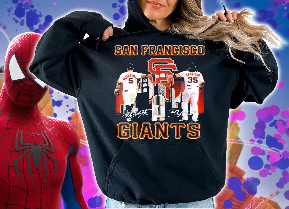San Francisco Giants Yastrzemski vs Crawford signature shirt hoodie