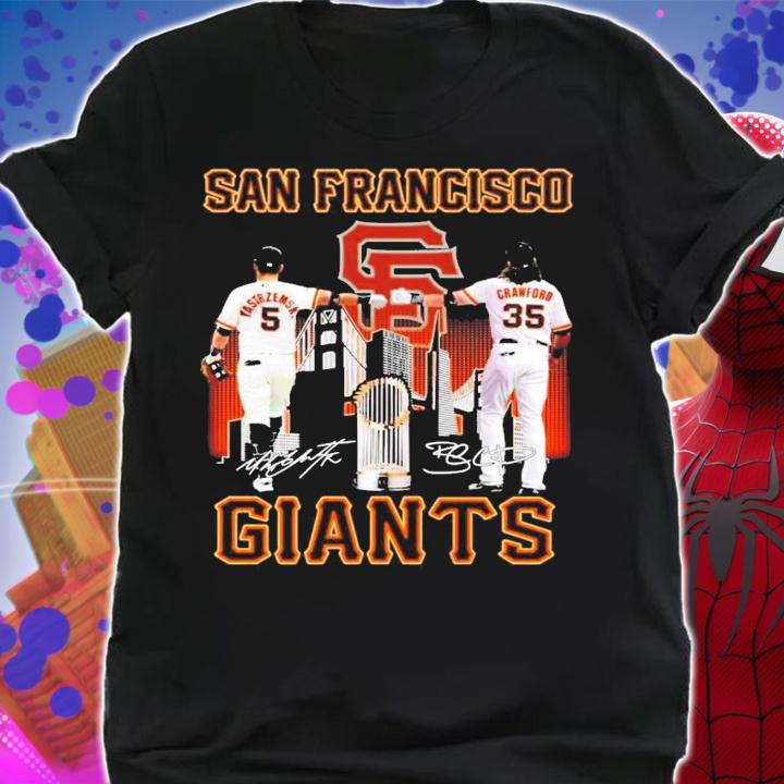 San Francisco Giants Yastrzemski vs Crawford signature shirt shirt
