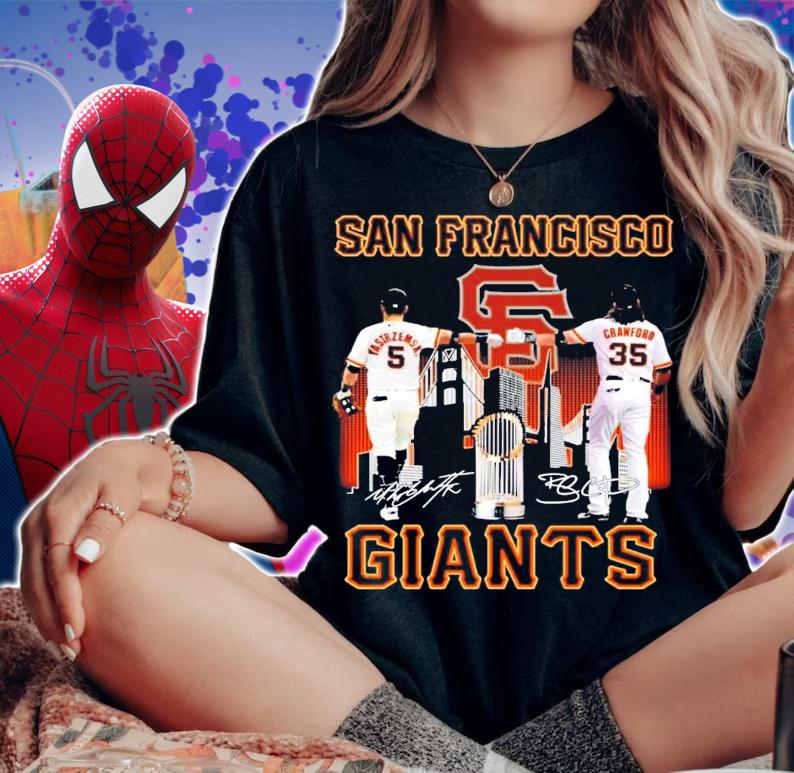 San Francisco Giants Yastrzemski vs Crawford signature shirt woman shirt