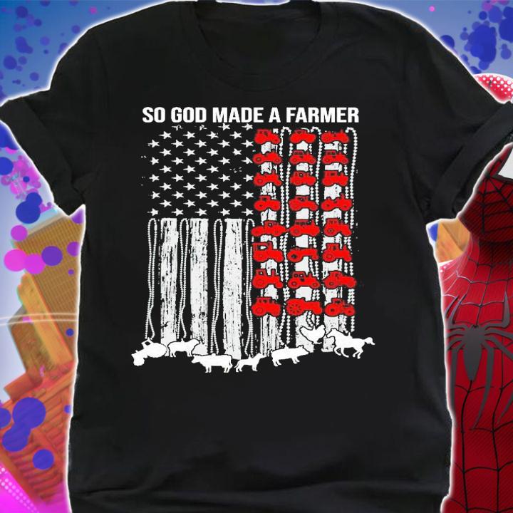 So god made a farmer American shirt shirt