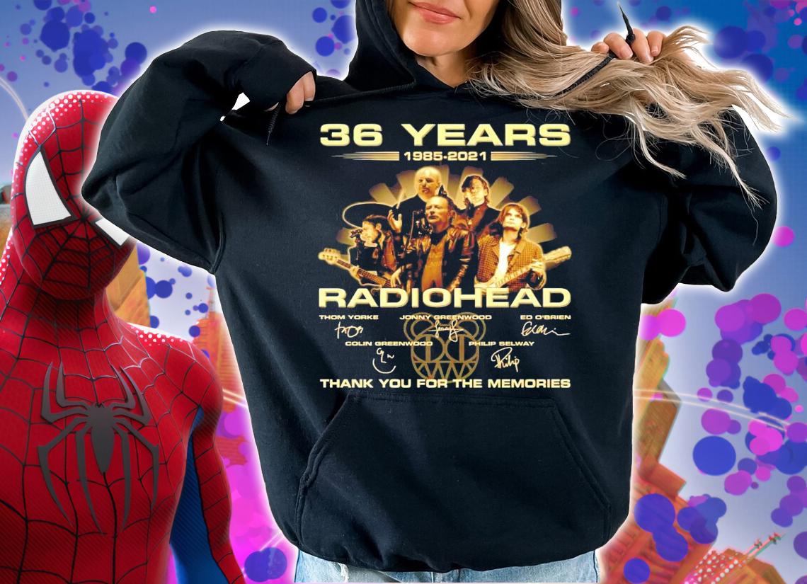 36 years 1985-2021 Radiohead signature thank you for the memories shirt-standard-scale-4_00x