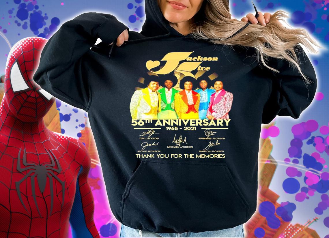 Jackson Five 56th anniversary 1965-2021 signature shirt hoodie