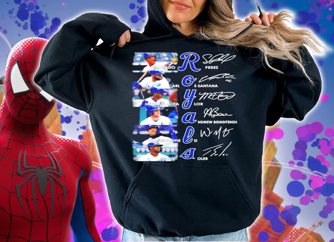 Kansas City Royals best player team signatures shirt hoodie