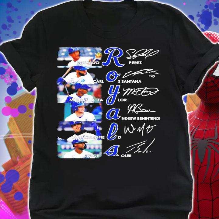 Kansas City Royals best player team signatures shirt shirt