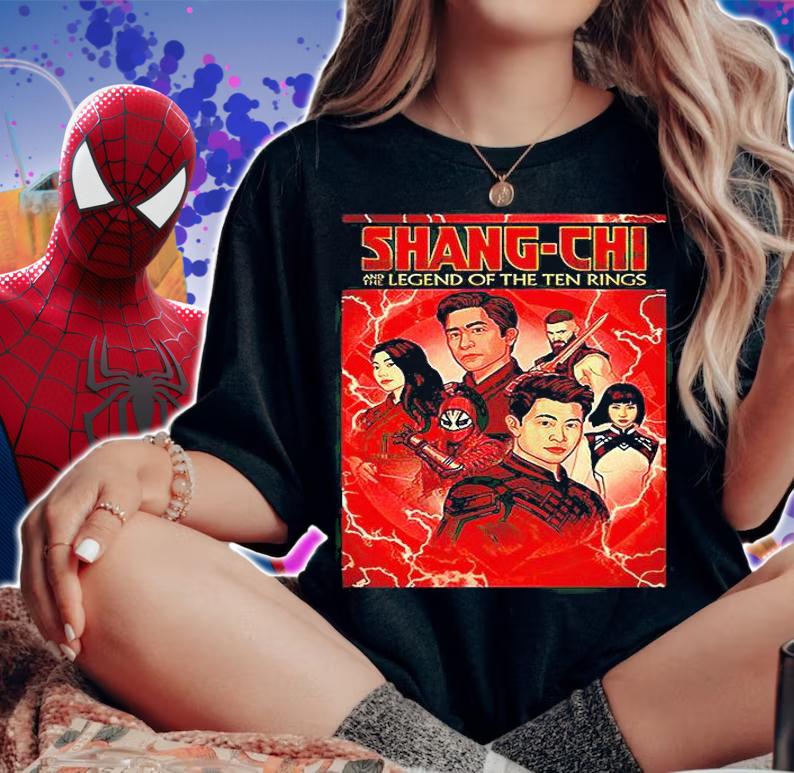 Marvel Studios Shang-Chi And The Legend Of The Ten Rings Comic Cover T-shirt