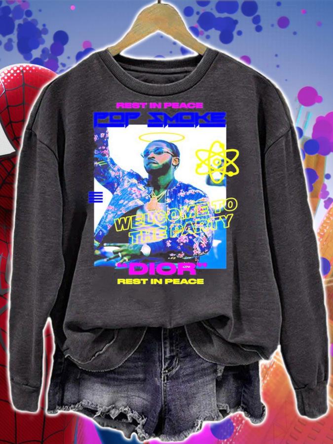 Rest in peace Pop Smoke Dior rest in peace shirt sweatshirt