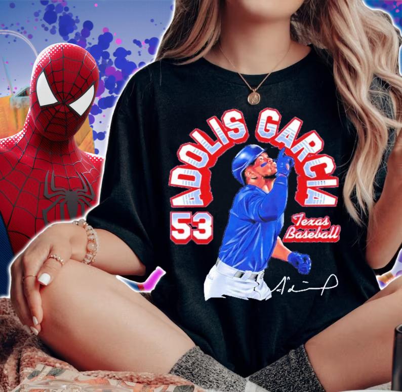 Adolis Garcia Arc Texas Baseball signature shirt woman shirt
