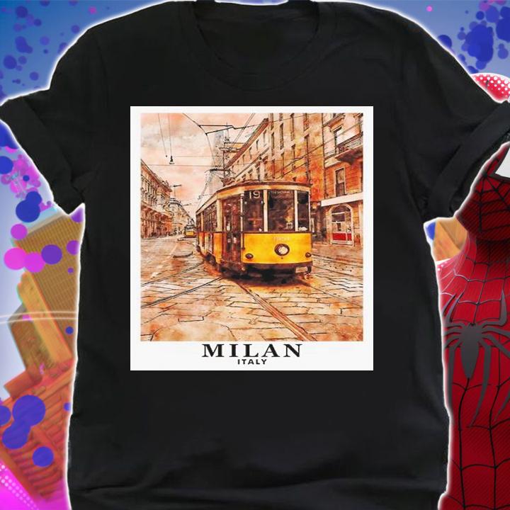 Milan Italy Travel Art Painting shirt shirt
