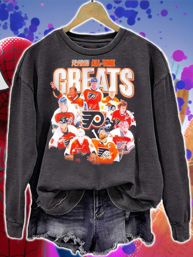 Philadelphia Flyers all time Greats signature shirt sweatshirt