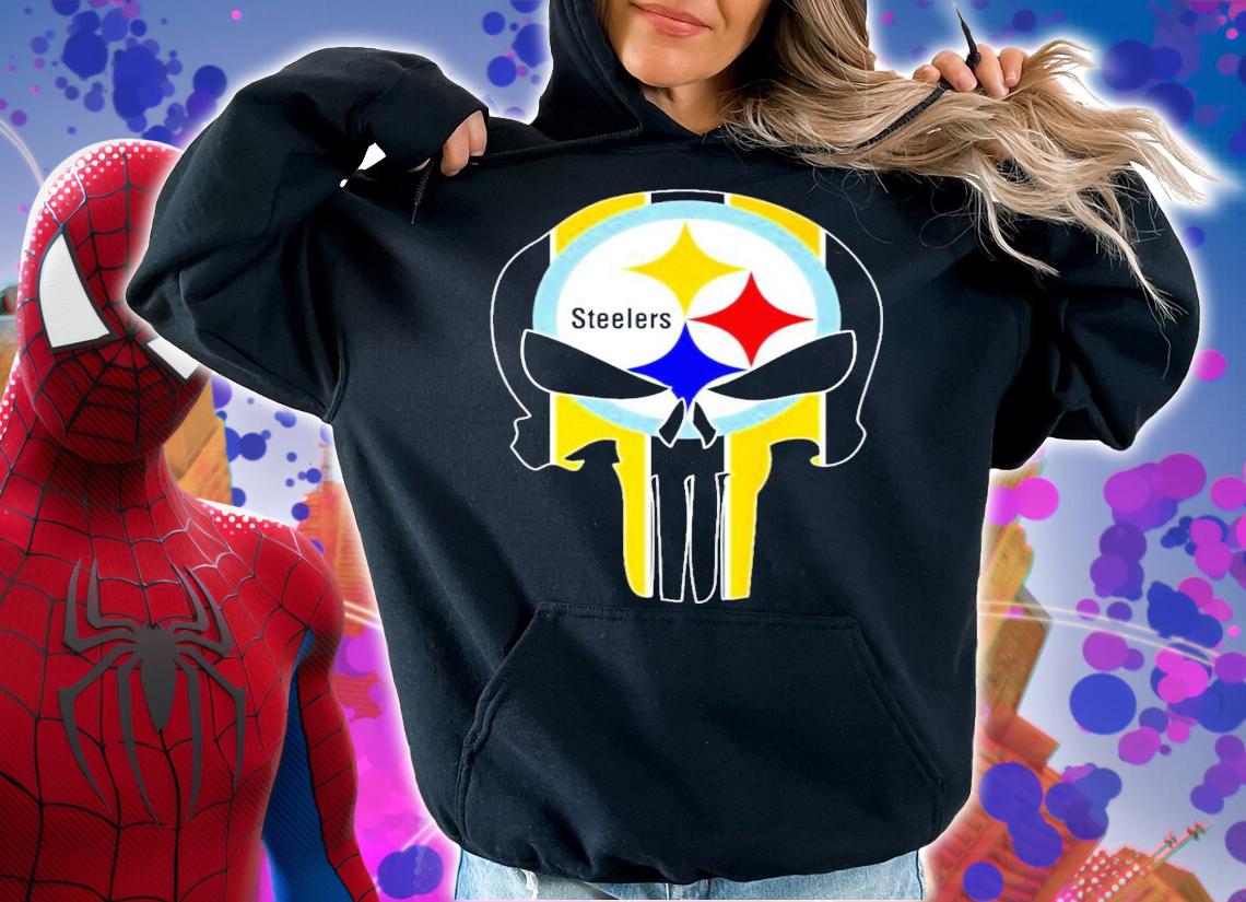 Pittsburgh Steelers Punisher Skull shirt