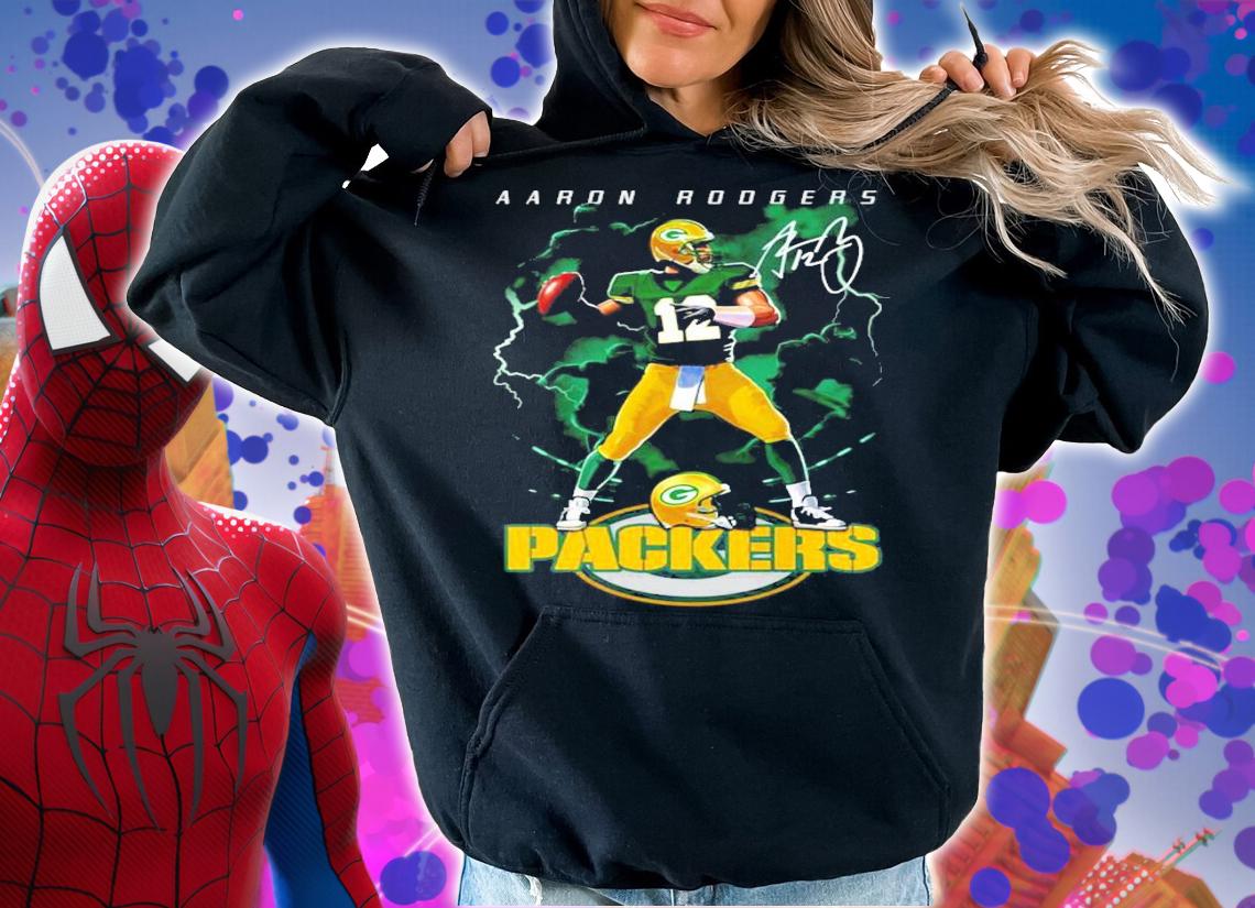 Aaron Rodgers Green Bay Packers signature shirt hoodie