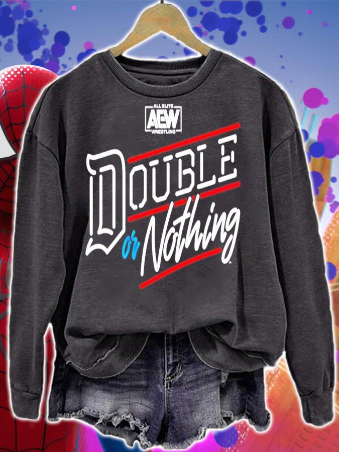 AEW Double or Nothing Logo shirt sweatshirt