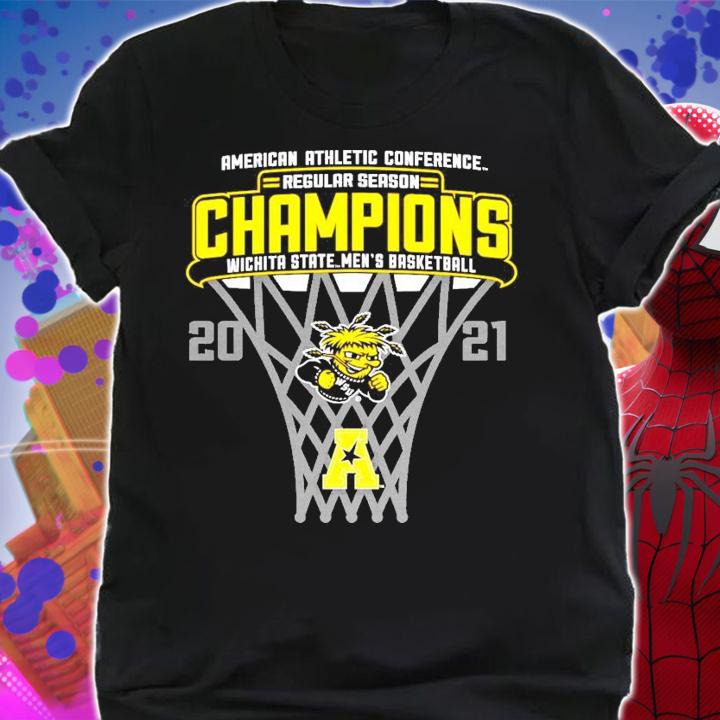 American athletic conference regular season Champions wichita state men's basketball 2021 shirt shirt