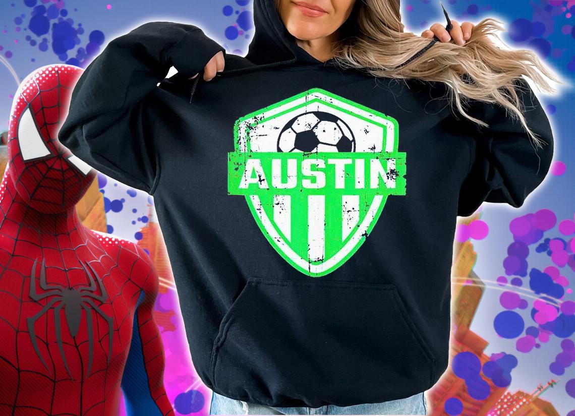 Austin Soccer Jersey Style Team Fan FC Texas Sports Verde T-shirt hoodie