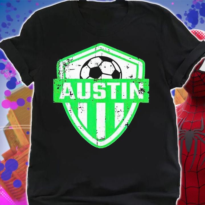 Austin Soccer Jersey Style Team Fan FC Texas Sports Verde T-shirt shirt