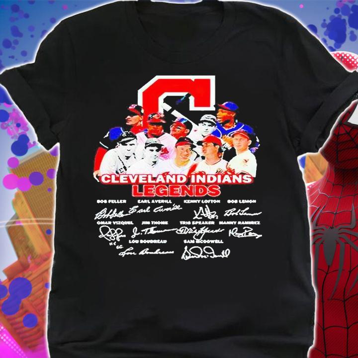 Cleveland Indians Legends signatures T-shirt shirt