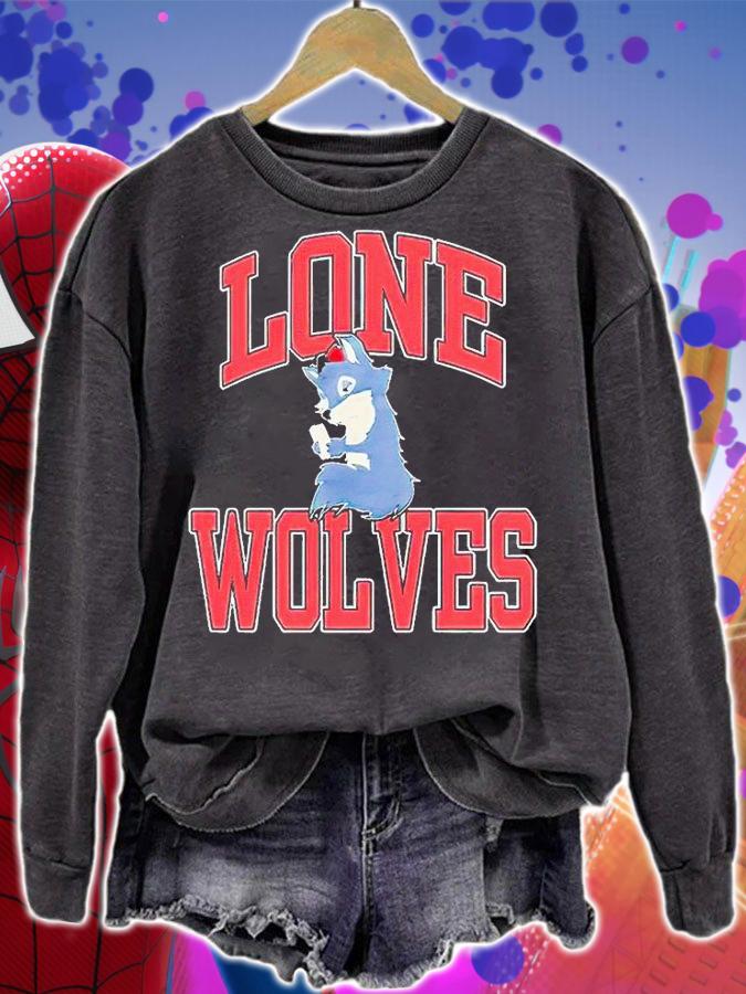 Megan Batoon lone Wolves mascot T-shirt