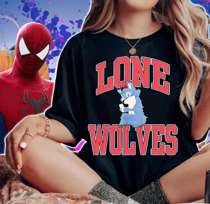 Megan Batoon lone Wolves mascot T-shirt