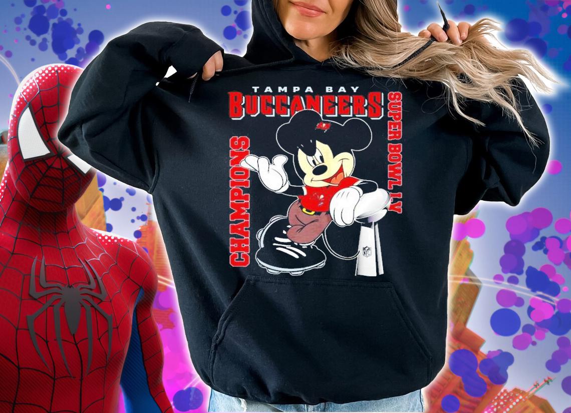 Mickey Mouse Tampa Bay Buccaneers Super Bowl LV Champions shirt hoodie