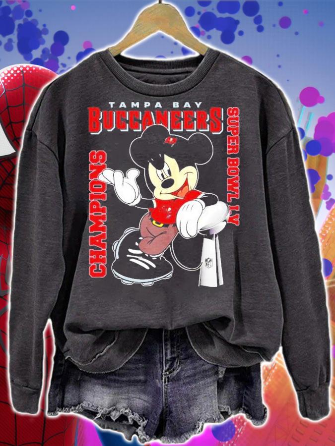 Mickey Mouse Tampa Bay Buccaneers Super Bowl LV Champions shirt sweatshirt