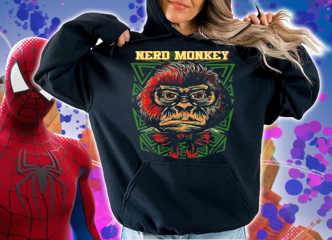 Nerd Monkey shirt, hoodie, sweater and v-neck t-shirt