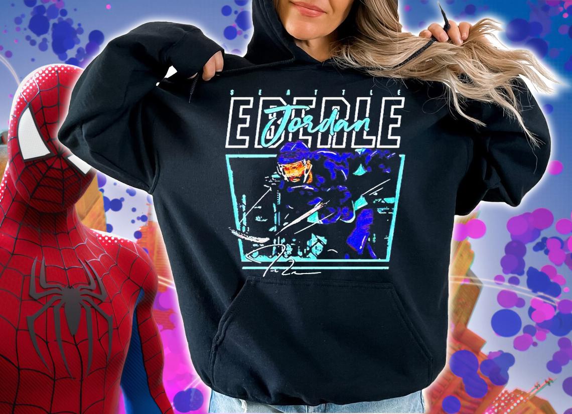 Seattle Hockey Jordan Eberle Cage signature T-shirt hoodie