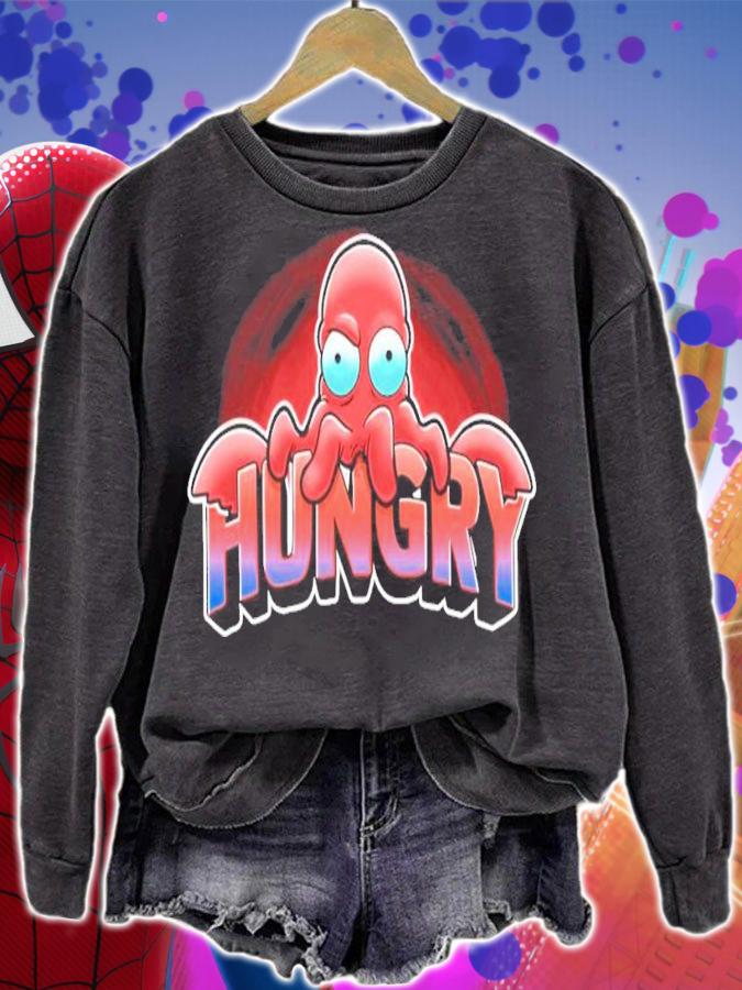 Hungry squid shirt sweatshirt