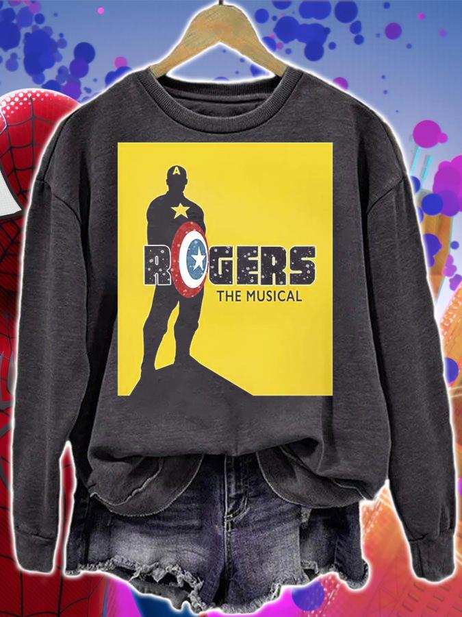 Top captain American playbill coming soon Rogers the musical shirt sweatshirt