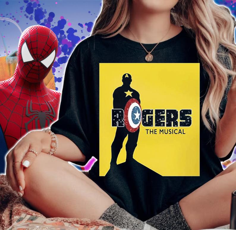 Top captain American playbill coming soon Rogers the musical shirt woman shirt