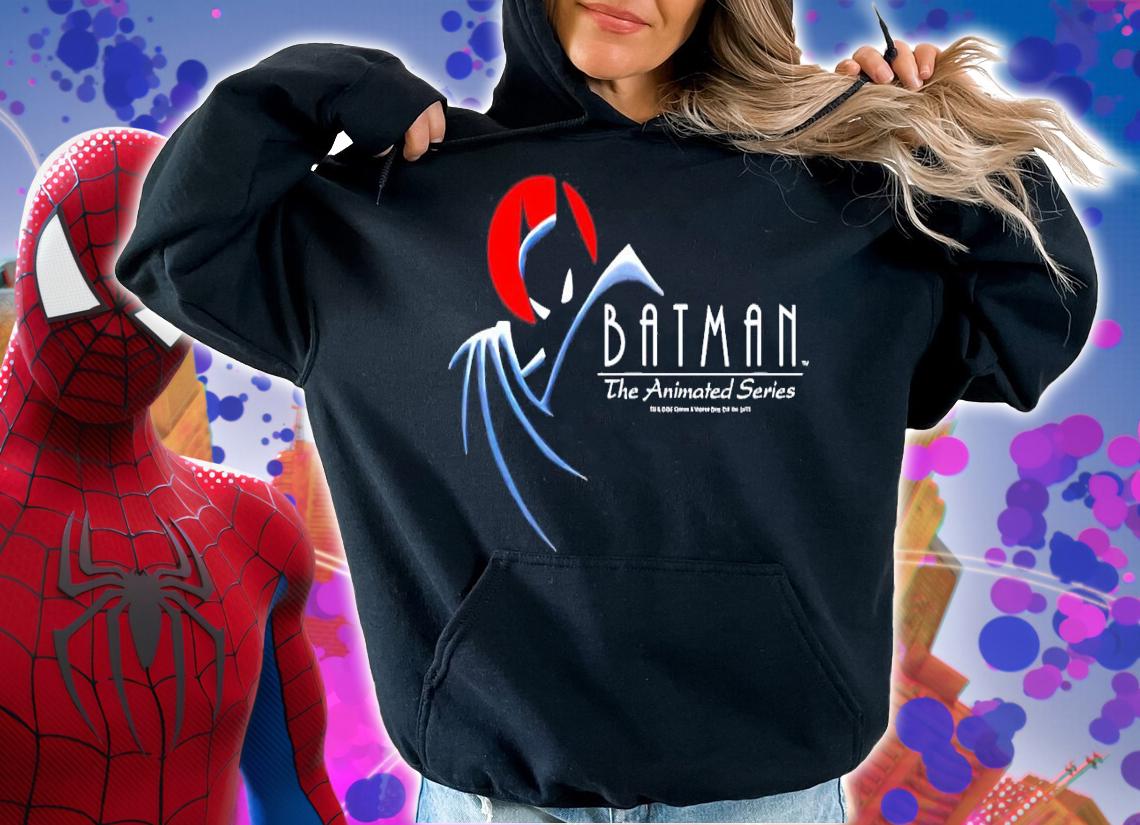 Batman Animated Series Silhouette Logo shirt hoodie