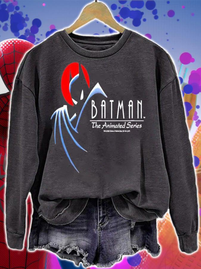 Batman Animated Series Silhouette Logo shirt sweatshirt