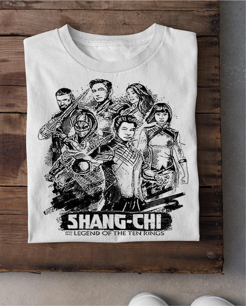 Marvel Studios Shang-Chi And The Legend Of The Ten Rings Ink Group T-shirt