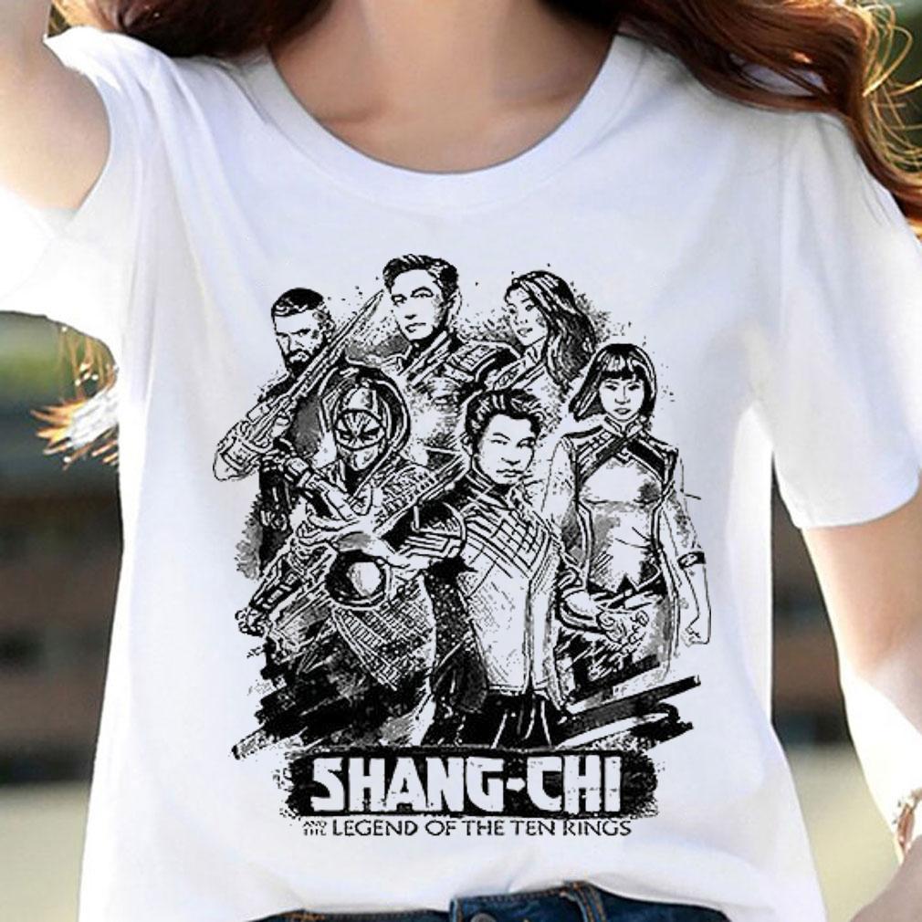 Marvel Studios Shang-Chi And The Legend Of The Ten Rings Ink Group T-shirt