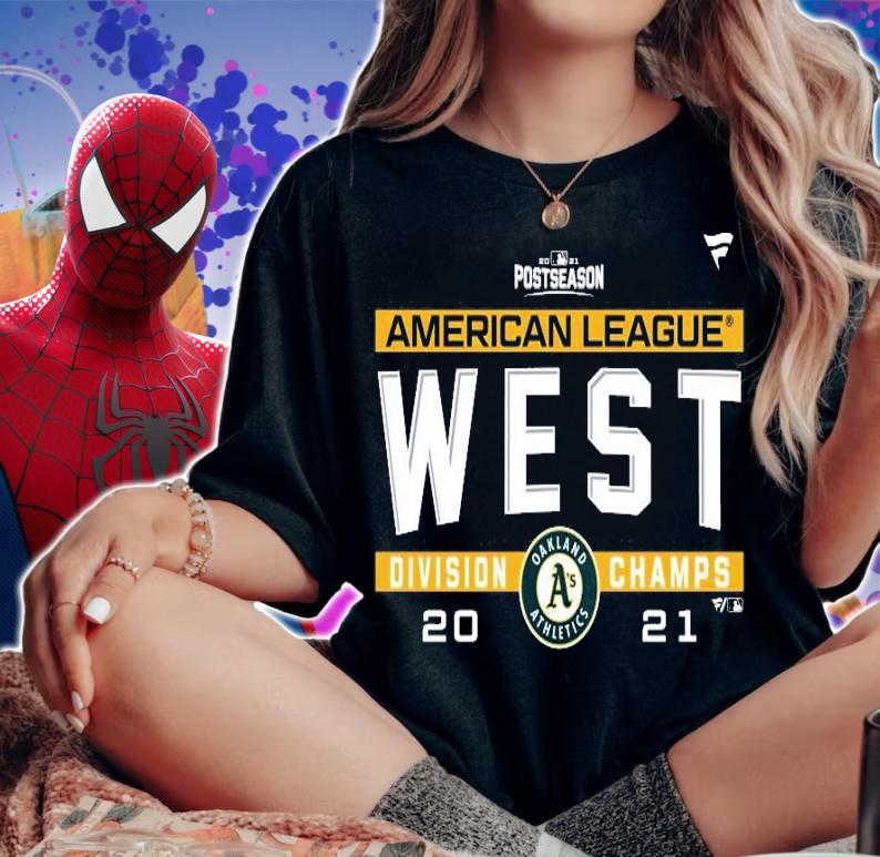Oakland Athletics 2021 American League West Division Champions shirt woman shirt